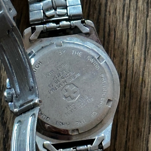 Men’s Wenger Steel Swiss Steel Watch with White Dial - Picture 4 of 8